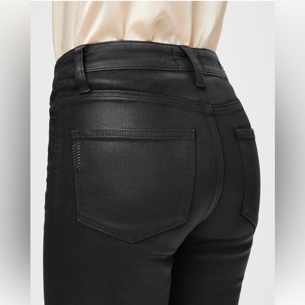 NWT Paige Jeans Black Fog Luxe Size 28